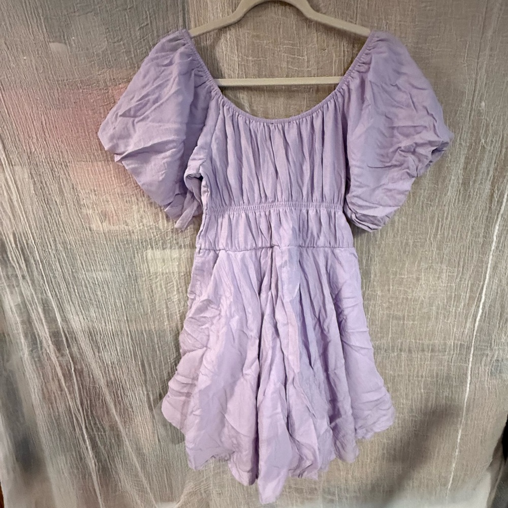 Crystal Doll Lavender Mini Dress